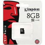 Karta pamięci KINGSTON SDC4/8GBSP, microSD, 8 GB, Class 4