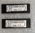 Pamięć STARFOOD rev 2.2 - z demontażu komplet odd+even
